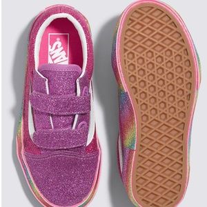 Glitter rainbow vans. Brand new! NEVER WORN. No box.